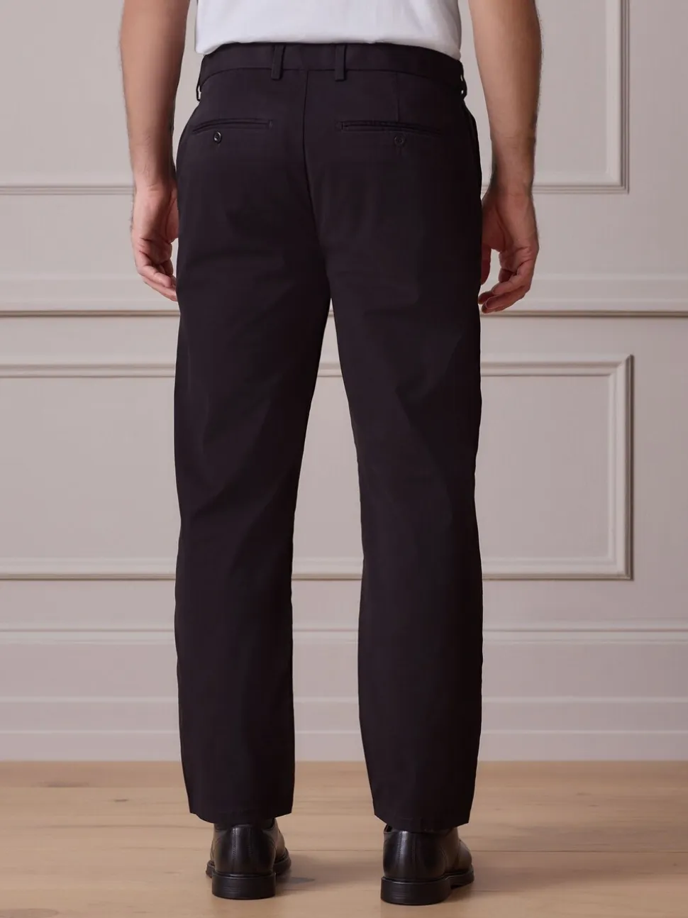 Noir - Ajustement droit - Pantalon chino Ultimate