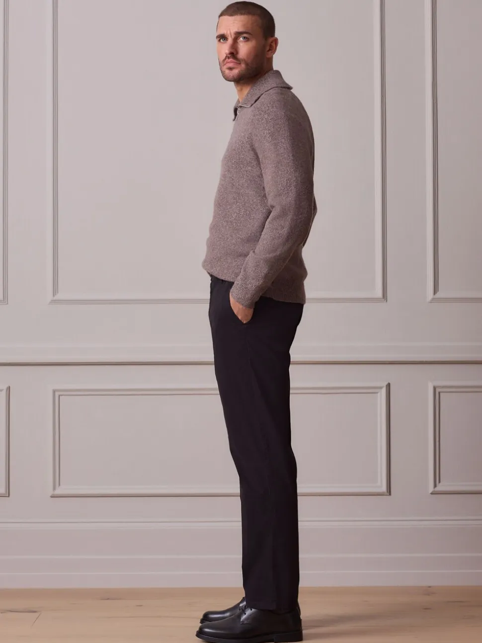 Noir - Ajustement droit - Pantalon chino Ultimate