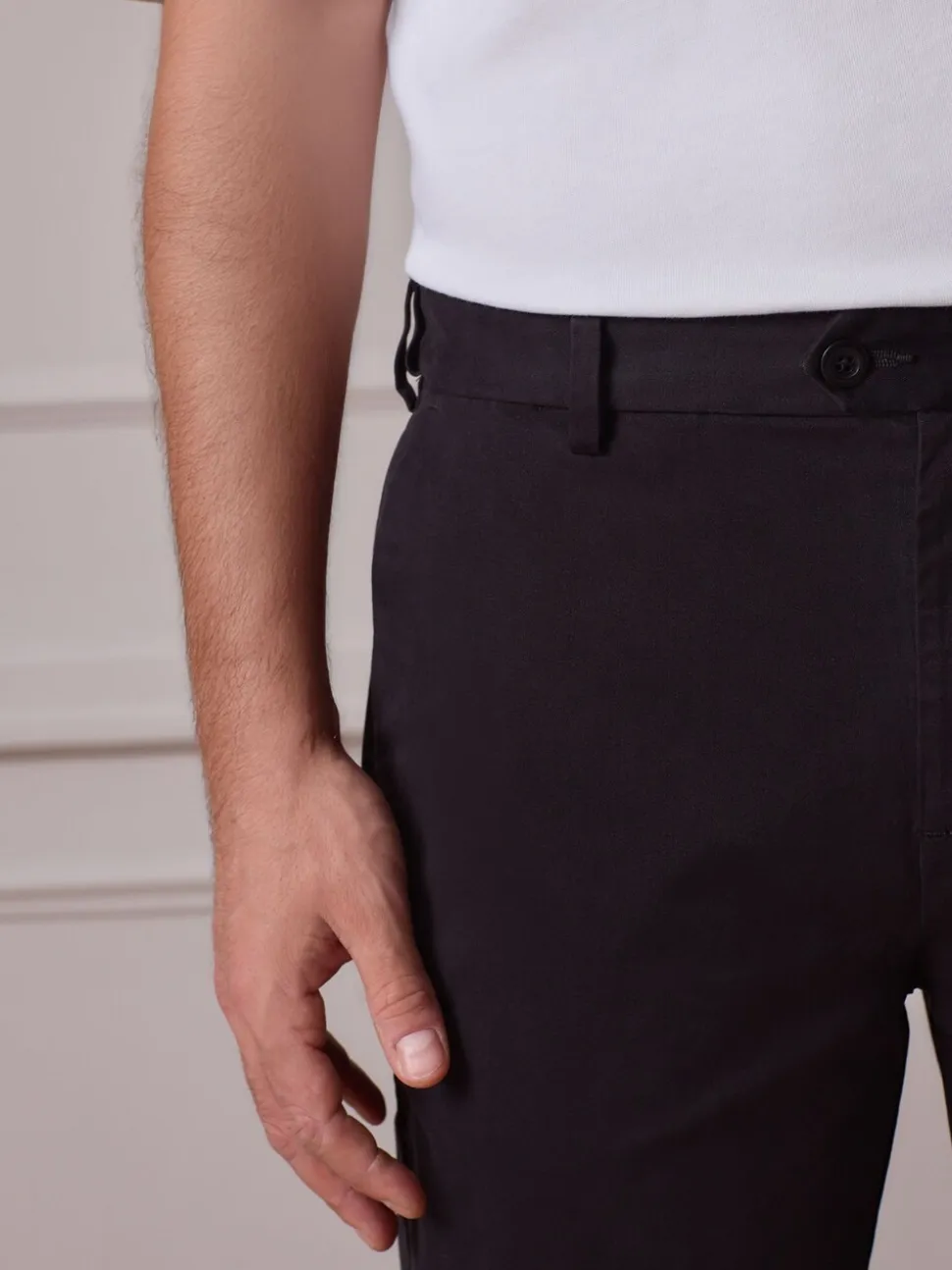 Noir - Ajustement droit - Pantalon chino Ultimate