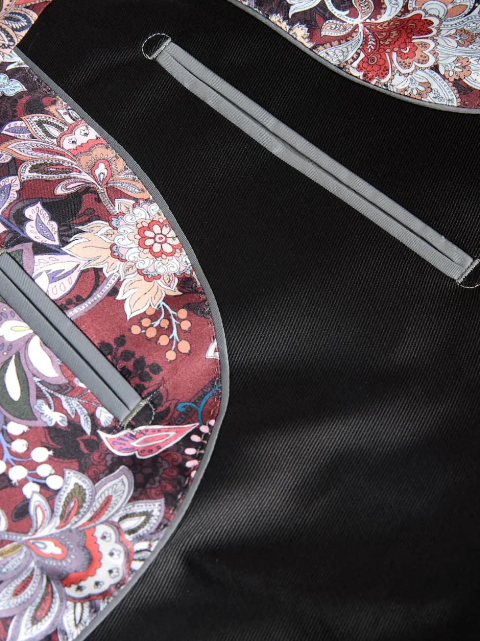 Noir - Ajustement régulier - Blazer Signature Pontoglio en velours italien avec revers châle