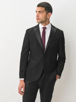 Noir - Ajustement régulier - Veste de smoking