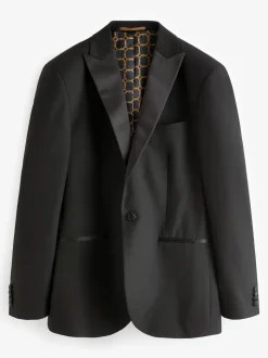 Noir - Ajustement régulier - Veste de smoking