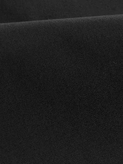 Noir - Ajustement régulier - Chemise intelligente à double poignet facile d’entretien