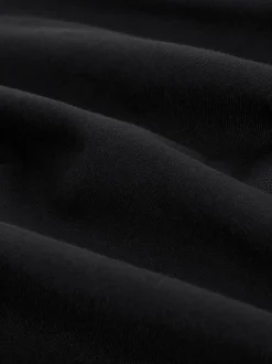 Noir - Ajustement régulier - Chemise Oxford à manches longues