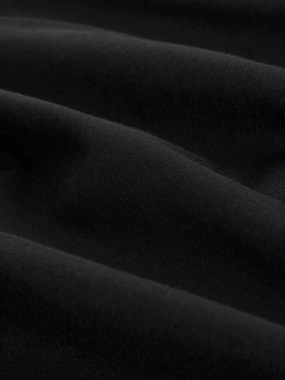 Noir - Ajustement régulier - Chemise Oxford à manches longues