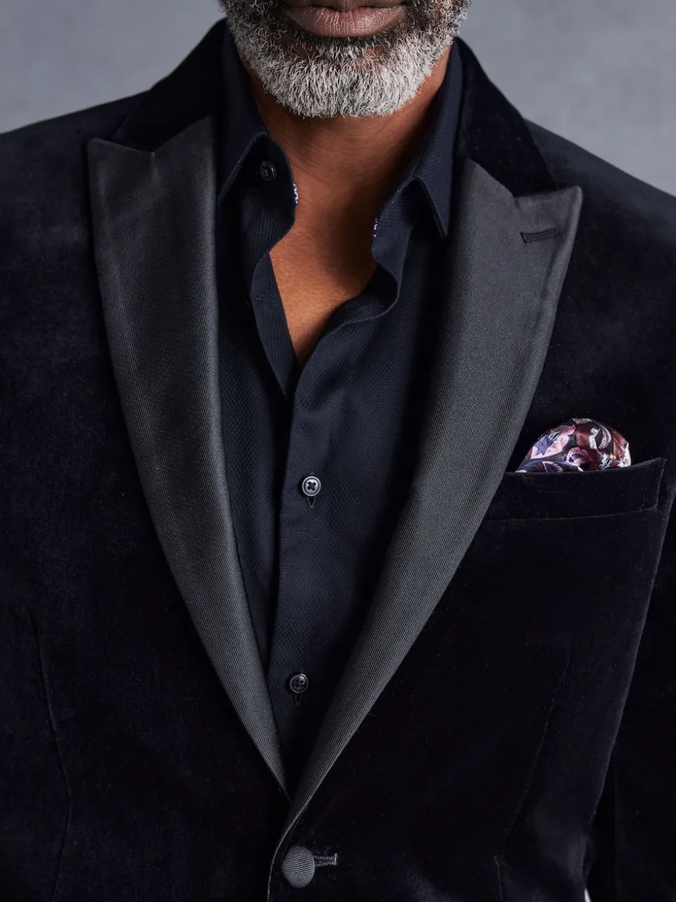 Noir - Ajustement régulier - Blazer Signature Pontoglio en velours italien