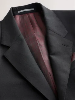Noir - Ajustement régulier - Veste de costume Signature Nova Fides en 100% laine italienne