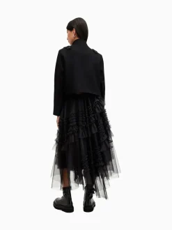 Noir - Allsaints Jen Tulle Jupes