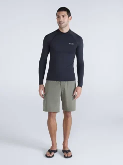 Noir - Animal Rash homme à logo Sonny et séchage rapide