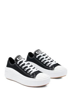 Noir - Baskets à plateforme Converse All Star Move Chuck Ox
