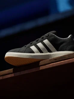 Noir - Baskets adidas Grand Court 00s en daim et dentelle pour enfant