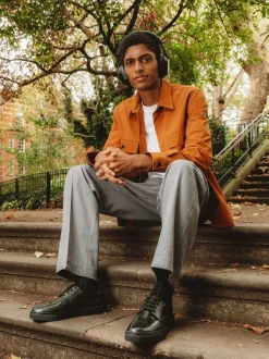 Noir - Baskets Base London Clapton Brogue