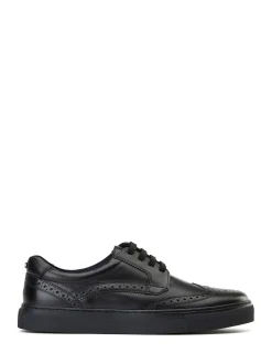 Noir - Baskets Base London Clapton Brogue