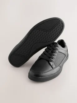 Noir - Baskets casual chic