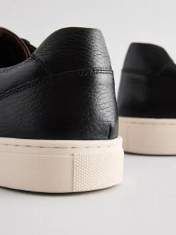 Noir - Baskets en cuir