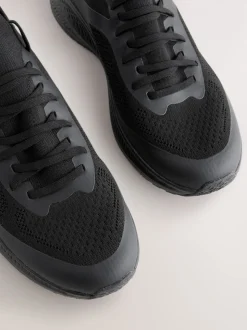 Noir - Baskets en maille