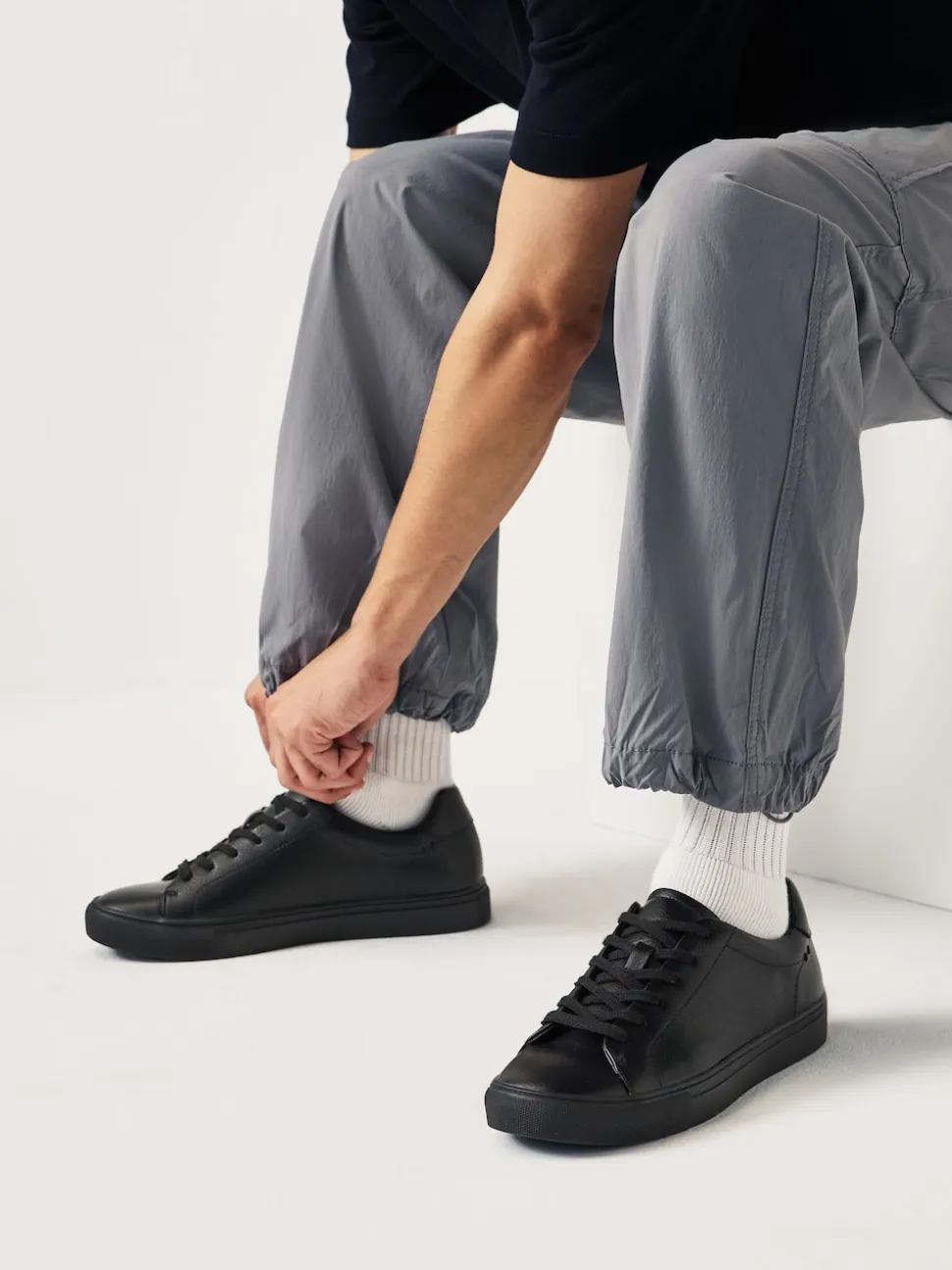 Noir - Baskets minimalistes