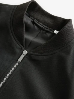 Noir - Blouson bomber élégant