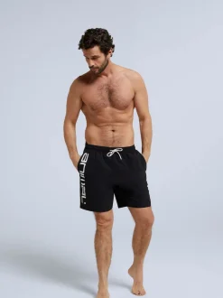 Noir - Boardshort Animal Deep Dive à séchage rapide pour homme