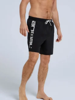 Noir - Boardshort Animal Deep Dive à séchage rapide pour homme