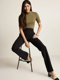 Noir - Bootcut habillé Pantalons