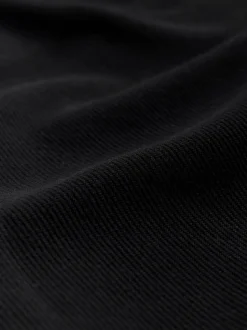 Noir - Borg Veste-chemise doublée en polaire