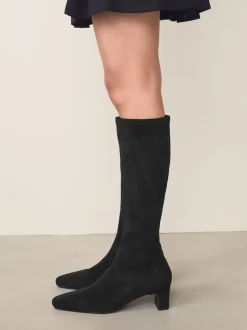 Noir - Bottes chaussettes Forever Comfort® à bout ciselé