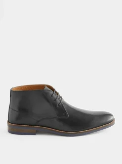 Noir - Bottes chukka en cuir