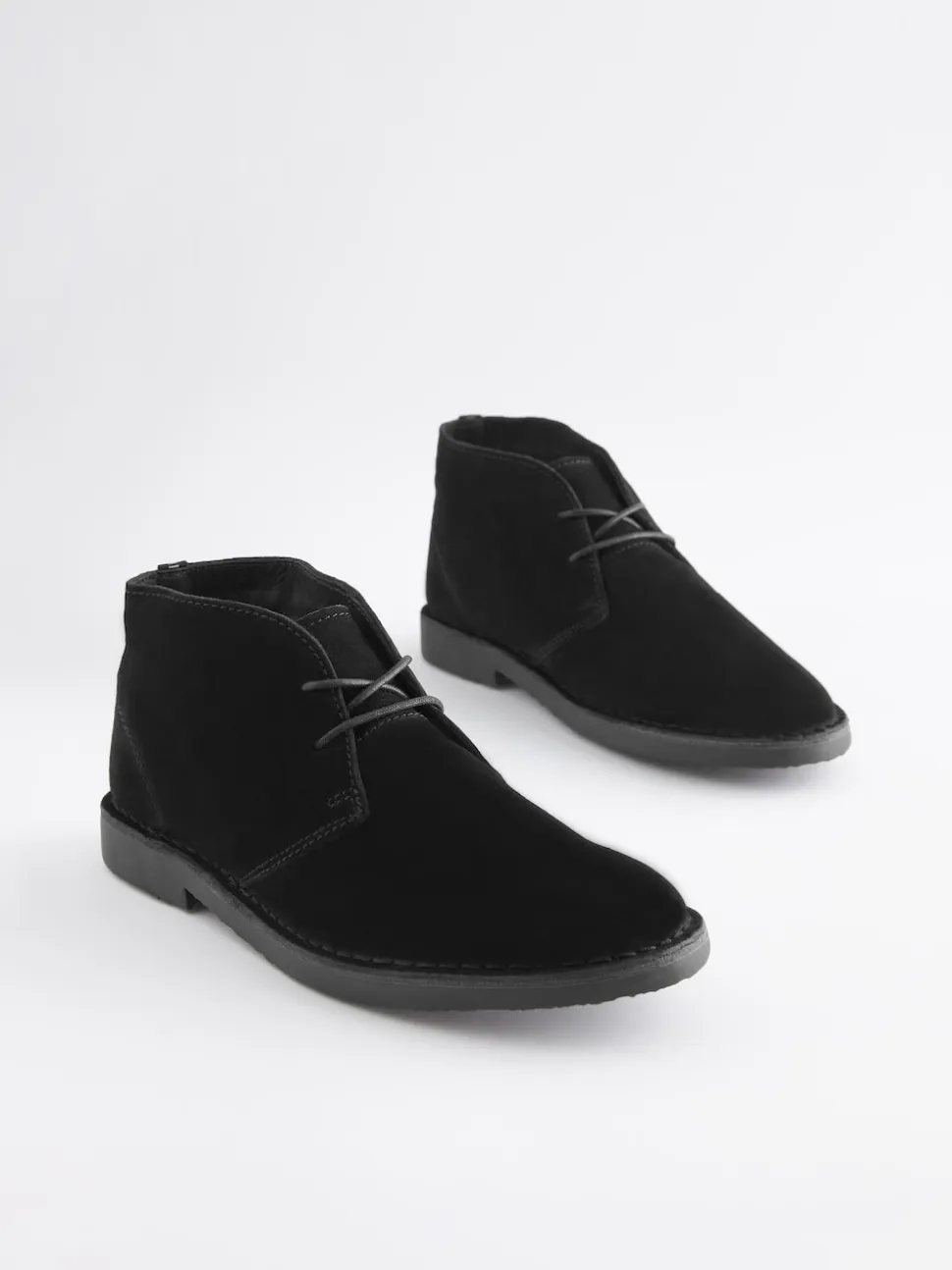 Noir - Bottes de désert de Suede