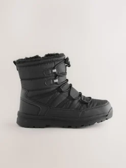 Noir - Bottes de neige imperméables doublées Thinsulate