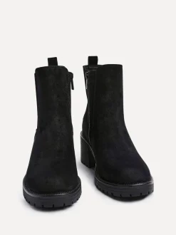 Noir - Bottes Linzi Path à talon carré Chelsea