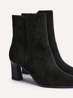 Noir - Bottes Linzi Thorn à talons carrés empilés