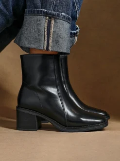 Noir - Bottes Linzi Wander à talons carrés