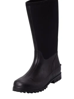 Noir - Bottes longues Mountain Warehouse Mucker en néoprène résistant à l’eau pour femme