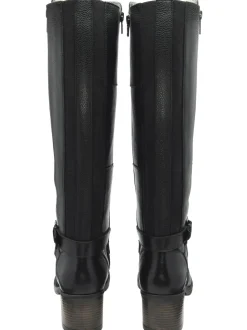 Noir - Bottes Lotus hauteur genou