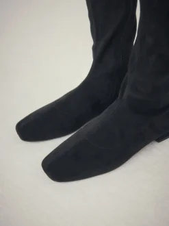 Noir - Bottes plates Forever Comfort® Over The Knee