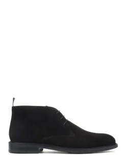 Noir - Bottes/Bottines Jones Bootmaker Deacon en daim Chukka
