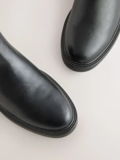 Noir - Bottines Chelsea à boucles