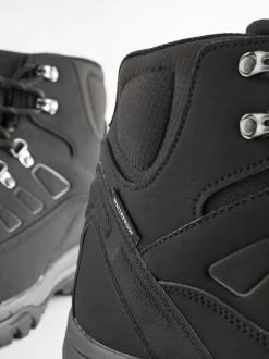 Noir - Bottines de marche imperméables