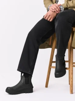 Noir - Bottines en caoutchouc