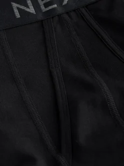 Noir - Boxer A-Front en coton riche