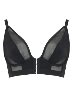 Noir - Brassière Pour Moi India à armature et fermeture avant