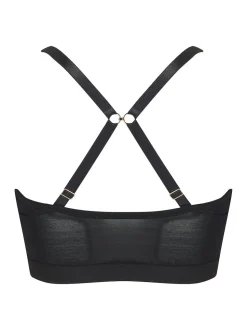 Noir - Brassière Pour Moi India à armature et fermeture avant