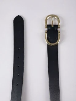 Noir - Ceinture Lakeland Leather Bowness en daim à double boucle