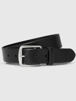 Noir - Ceinture Polo Ralph Lauren Saddle en cuir avec logo