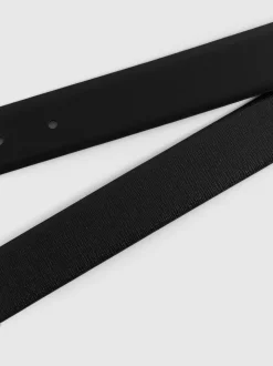 Noir - Ceinture Reiss Ricky en cuir Réversible