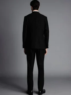 Noir - Charles Tyrwhitt Costume de soirée slim à revers châle : veste
