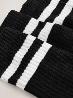 Noir - Chaussettes de sport à semelle rembourrée