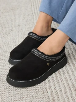 Noir - Chaussons Skechers Keepsakes Lite Cosy Fest