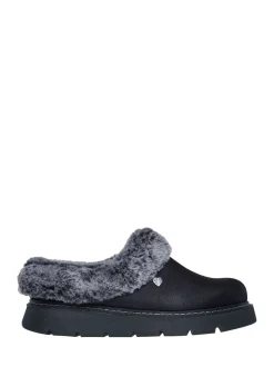 Noir - Chaussons Skechers Keepsakes Lite Mélange